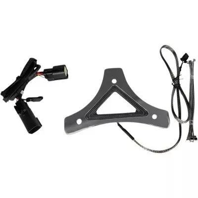Custom Dynamics Dual Intensity Run/Brake LED Backrest Chrome Harley FLH/T 14-20