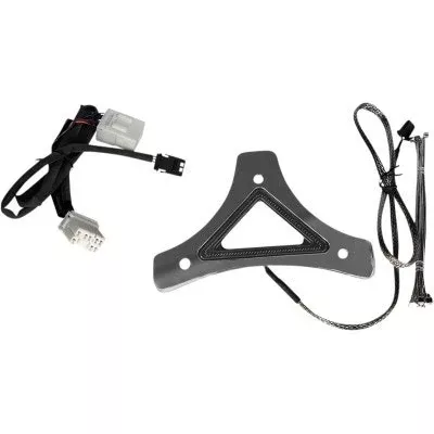 Custom Dynamics Dual Intensity Run/Brake LED Backrest Chrome Harley FLH/T 97-13