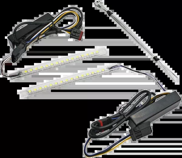 Custom Dynamics Fairing Vent Trim – White/Amber
