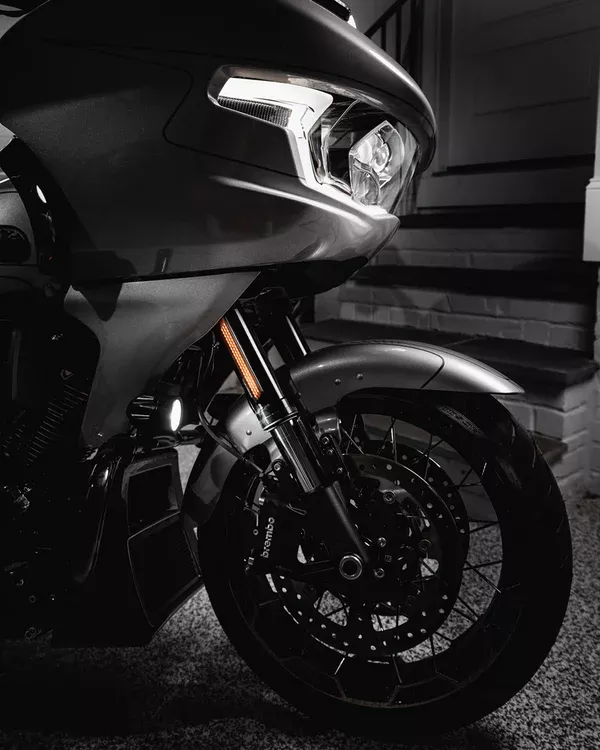 Custom Dynamics LED Fork Light – Smoke – Black