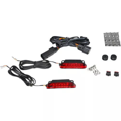 Custom Dynamics LED Saddlebag Rail Light Bars for 2014-2019 Harley Touring