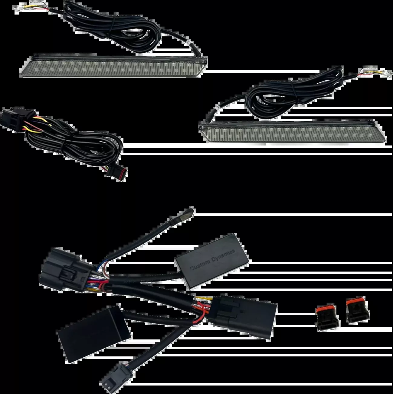 Custom Dynamics LED Smoke Saddlebag Latch Lights for 2026 Harley Touring