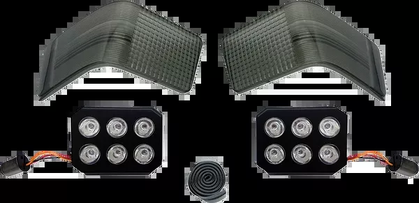 Custom Dynamics LED Tour-Pak Run/Brake Lights With Lenses
