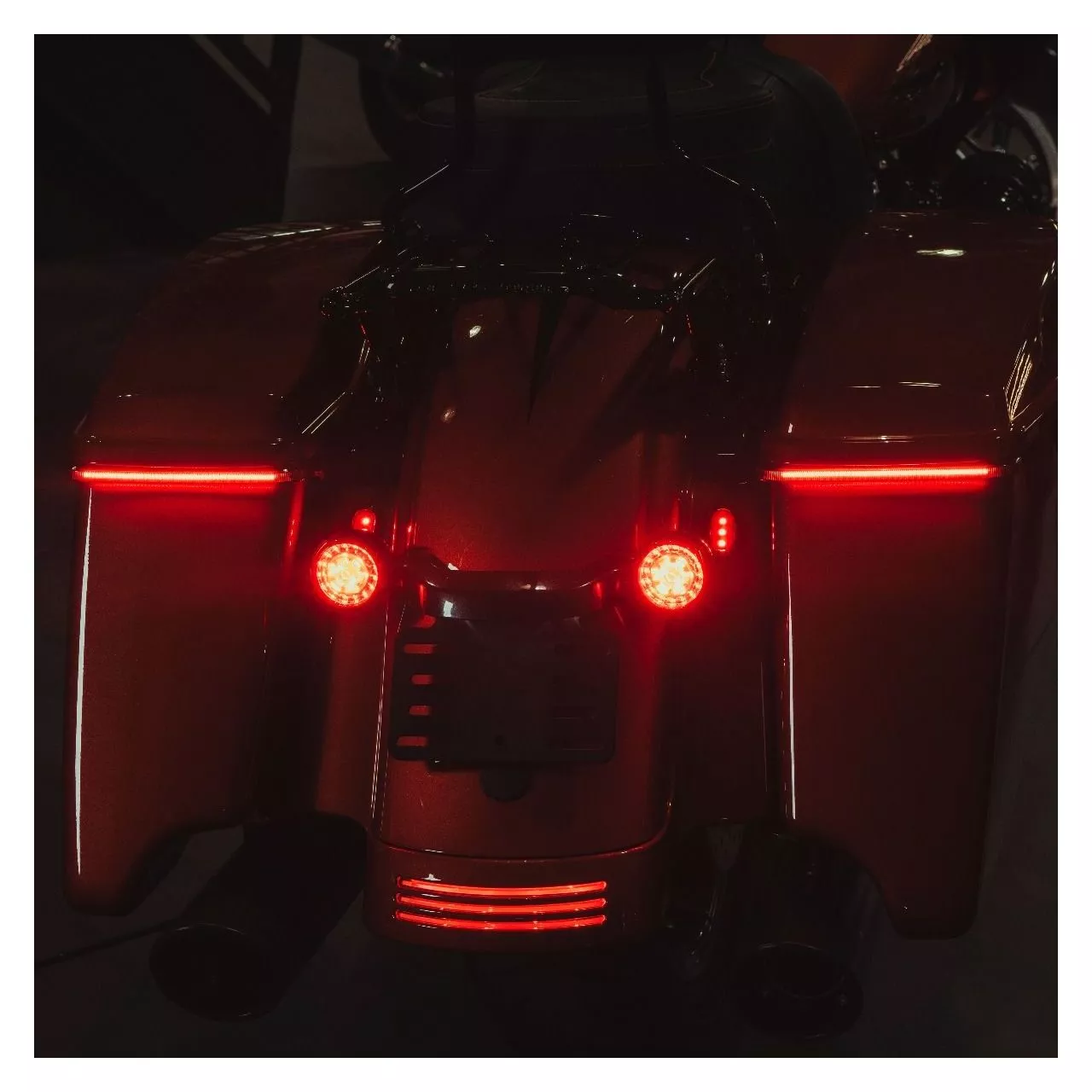 Custom Dynamics Low Profile Sequential Bagz Saddle Bag Lights For Harley Touring 2014-2025
