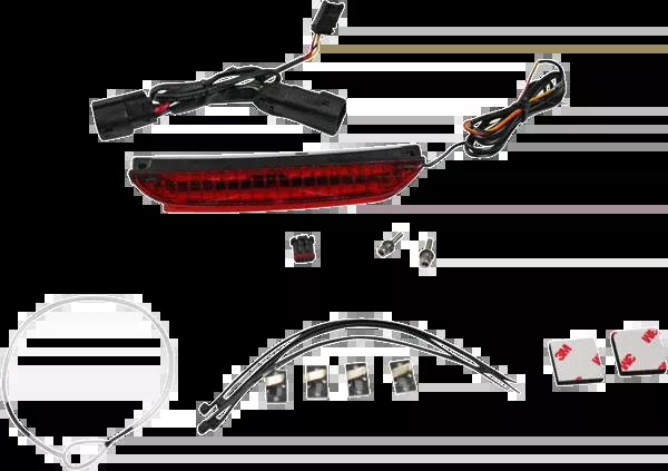 Custom Dynamics Luggage Rack Light Bar – Red