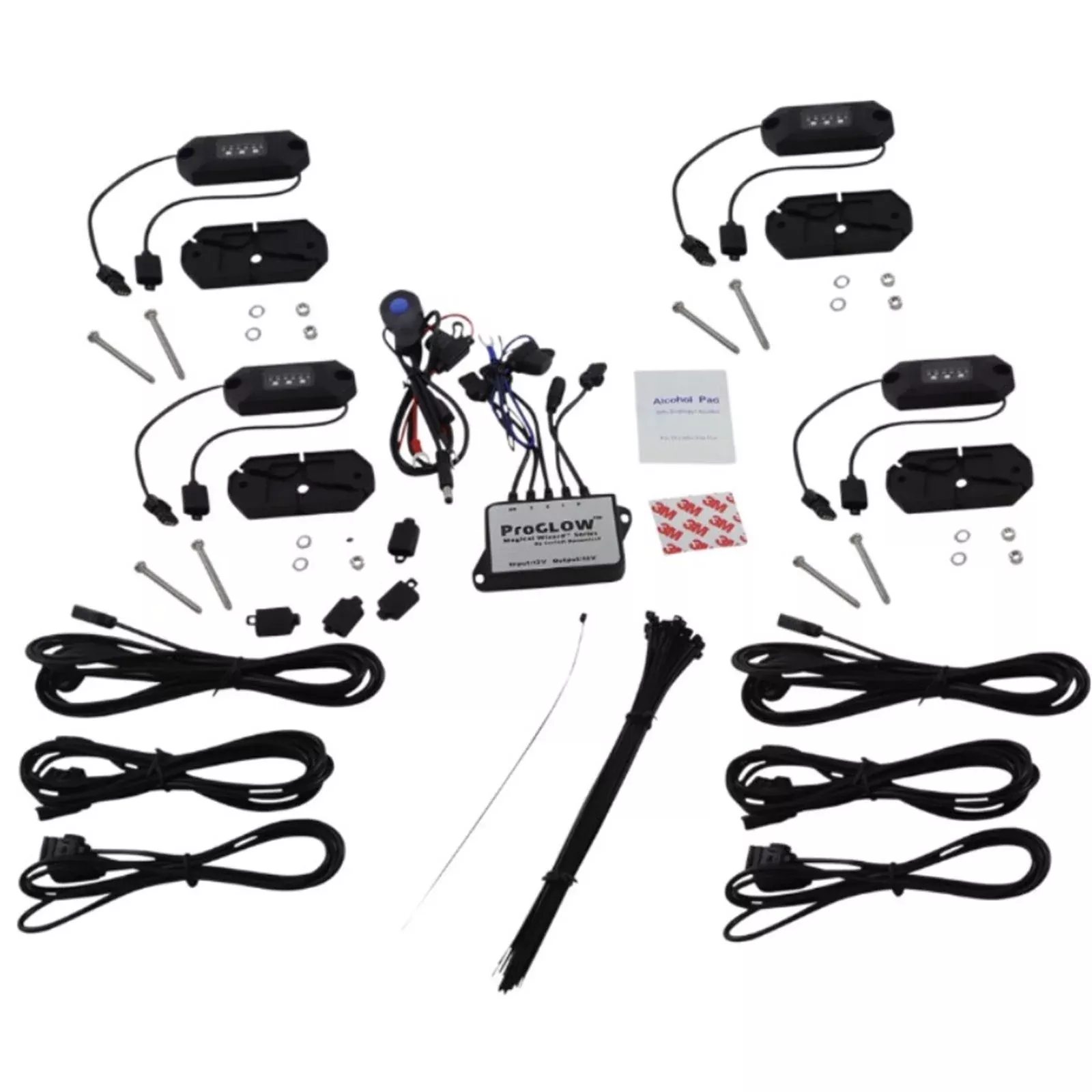 Custom Dynamics Magical Wizards Color Rock Light Kit w/ Bluetooth Controller UTV ATV