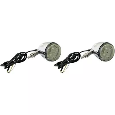 Custom Dynamics ProBeam Chrome Dynamic Ringz Amber White LED Turn Signals Harley