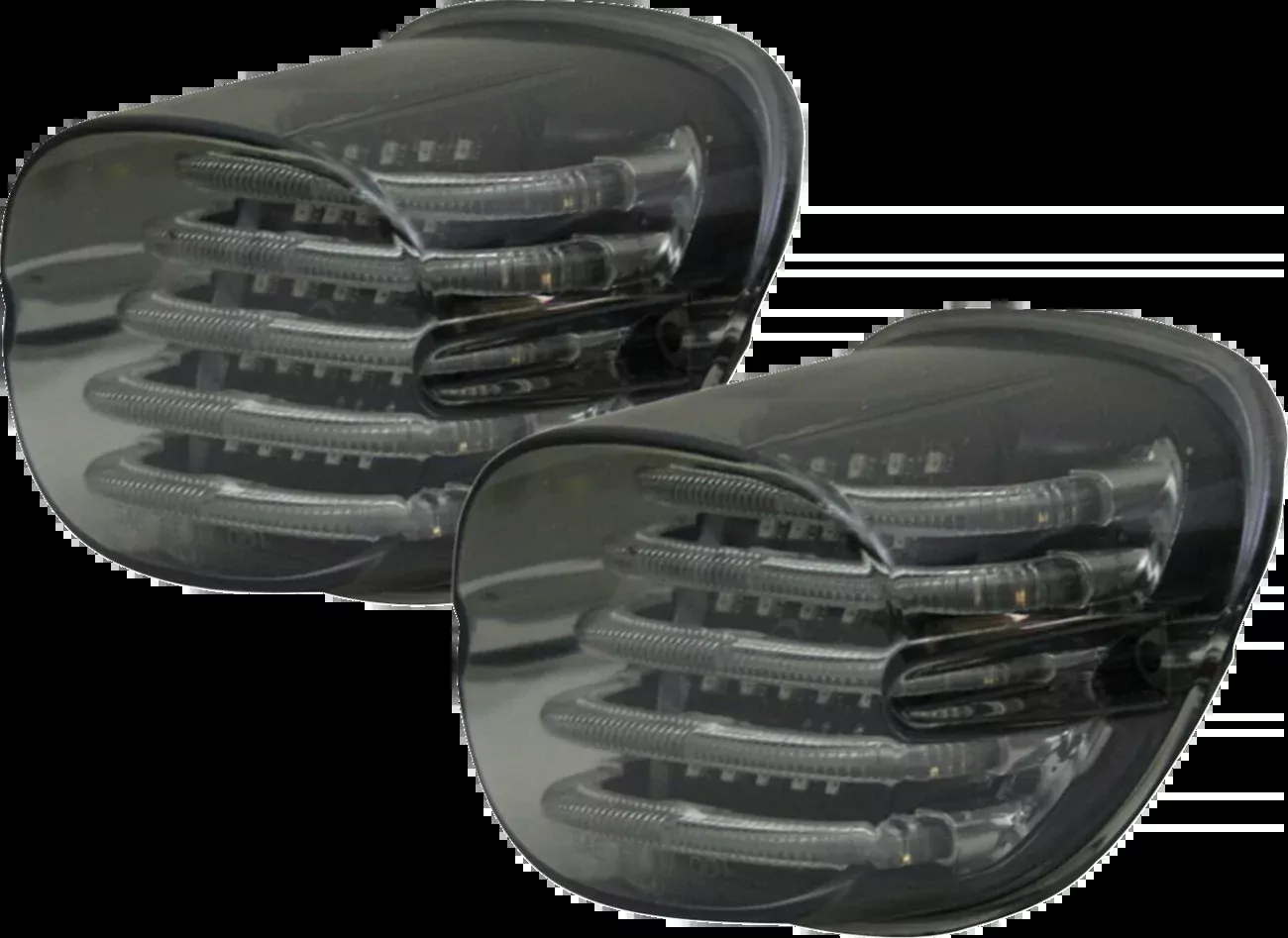 Custom Dynamics ProBEAM Smoke Squareback LED Taillights 2009-25 Harley Tri Glide