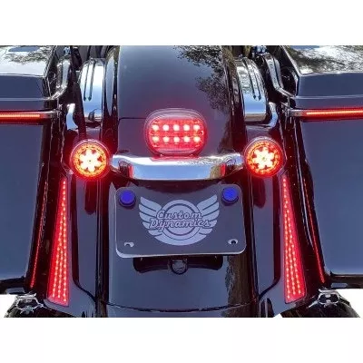 Custom Dynamics ProBeam Smoked Mini Add-On LED Taillight Harley Touring 14-Up