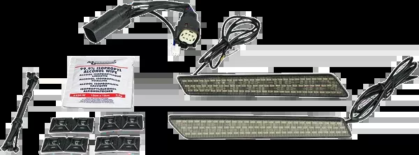 Custom Dynamics Saddlebag Latch Lights – SS6 – Smoke