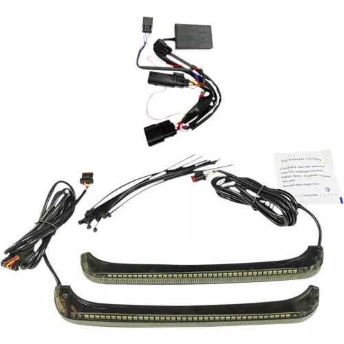 Custom Dynamics Sequential Dual Color Low-Profile Bagz Lights for 2014-2023 Harley Touring