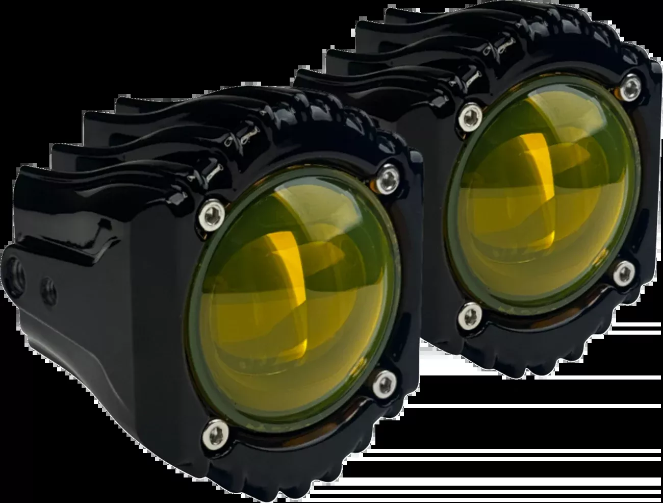 Custom Dynamics Shark Demon LED Fog Light Kit 2025-26 Harley Breakout Low Rider