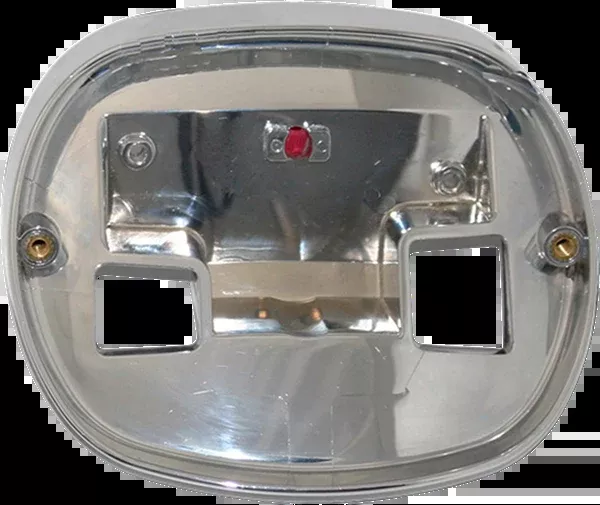 Custom Dynamics Taillight Base Plate – Chrome