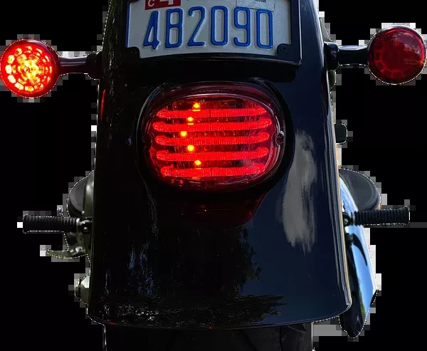Custom Dynamics Taillight/Turn Signal – Top Window – Red Lens
