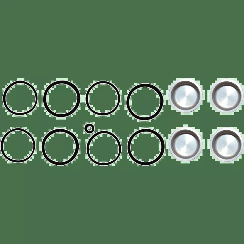 Cycle Craft 08-19 Flht 4PISTON Calip FRT/RR Pistons/Seals Kit