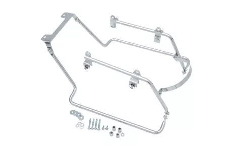 Cycle Visions Bagger-Tail Chrome bag Mounts for '90-07 Softail Models w/ Lo-Mount Exhaust(Saddlebags sold separately)