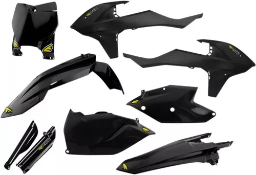 Cycra Black Complete Plastic Powerflow Body Kit (1CYC-9317-12)