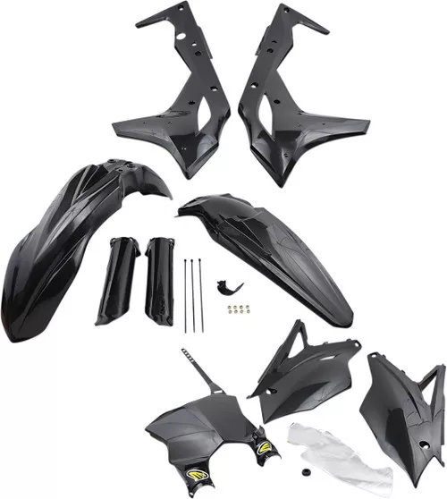 Cycra Black Complete Plastic Powerflow Body Kit (1CYC-9319-12)