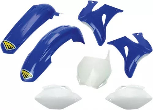 Cycra Complete Blue/White Plastic Powerflow Body Kit (1CYC-9305-02)