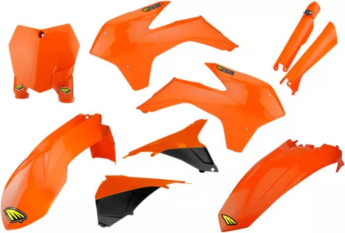 Cycra Complete Orange/Black Plastic Powerflow Body Kit (1CYC-9310-22)