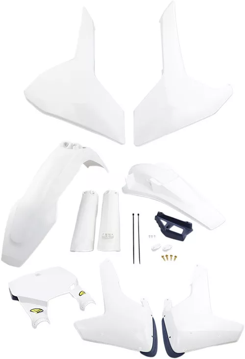 Cycra Complete White Plastic Powerflow Body Kit (1CYC-9321-42)