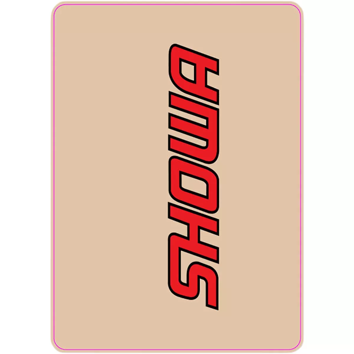 D’COR VISUALS 4320-2294 40-80-104 Upper Fork Decal showa – red