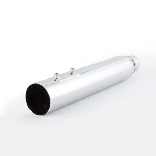 D&D Billet Cat Ghost Pipe for 2017-2023 Harley Touring - Chrome