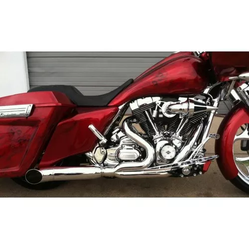 D&D Stubby Cat 2-1 Exhaust for 2009-2016 Harley Touring