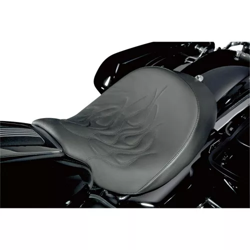 Danny Gray Speedcradle Solo Seat for 2008-2023 Harley Touring – Flame Stitch