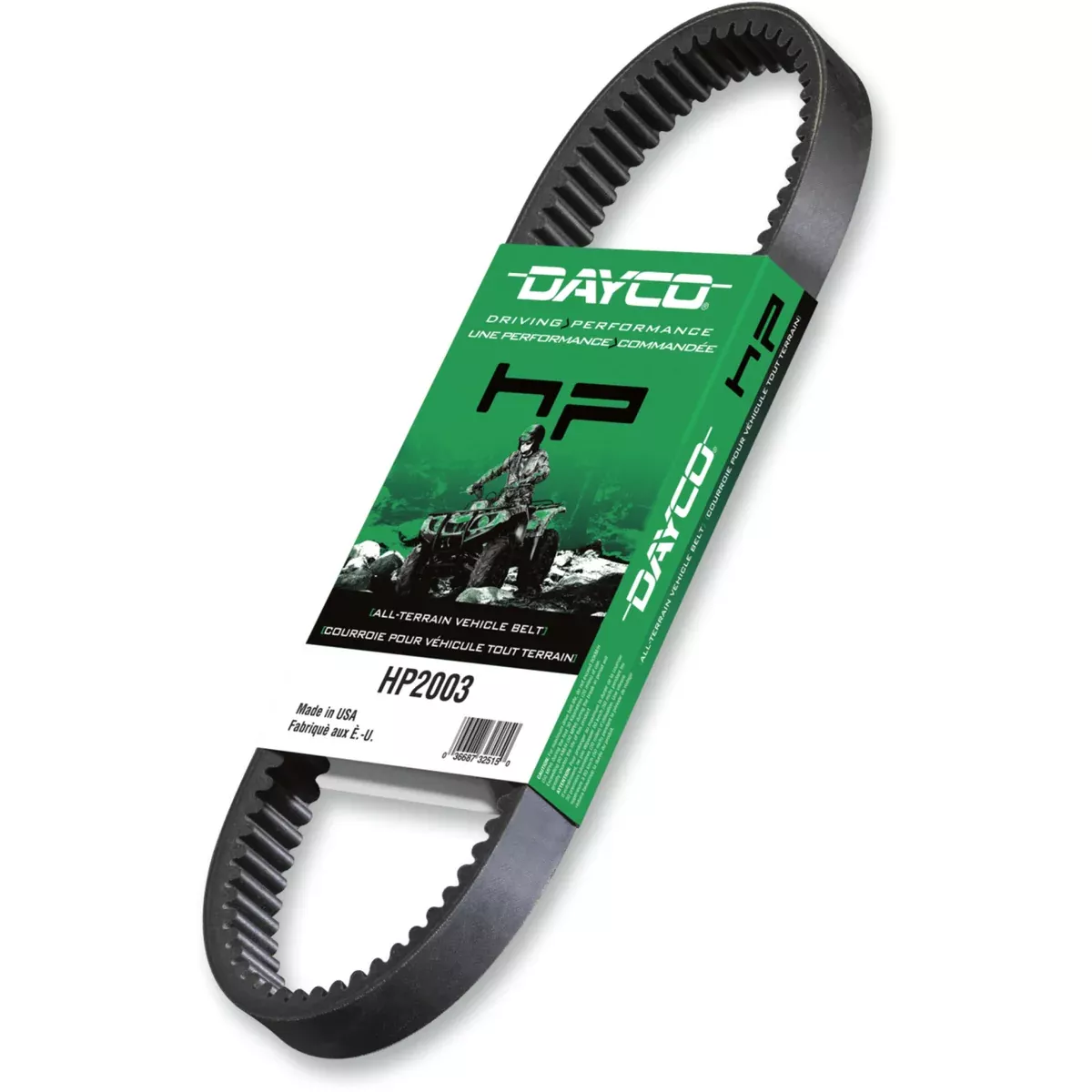 Dayco HP (High Performance) Drive Belt – HP2002 Polaris Sportsman 500 2003-2005