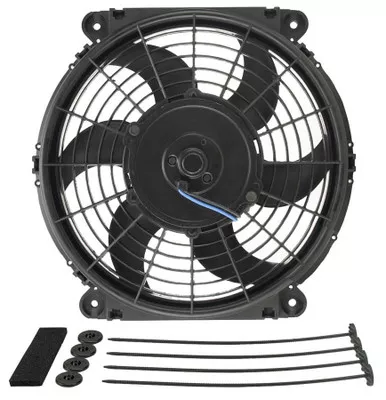 Derale 10in Tornado Electric Fan w/Standard Mount Kit 16620