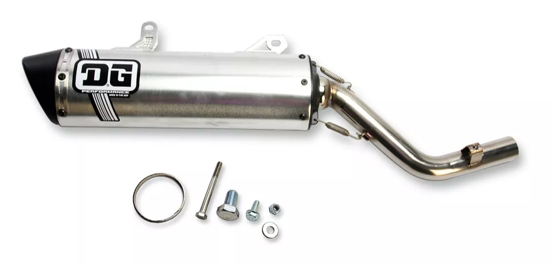 DG Performance V2 Slip-On Exhaust Honda XR250L 1991-1996