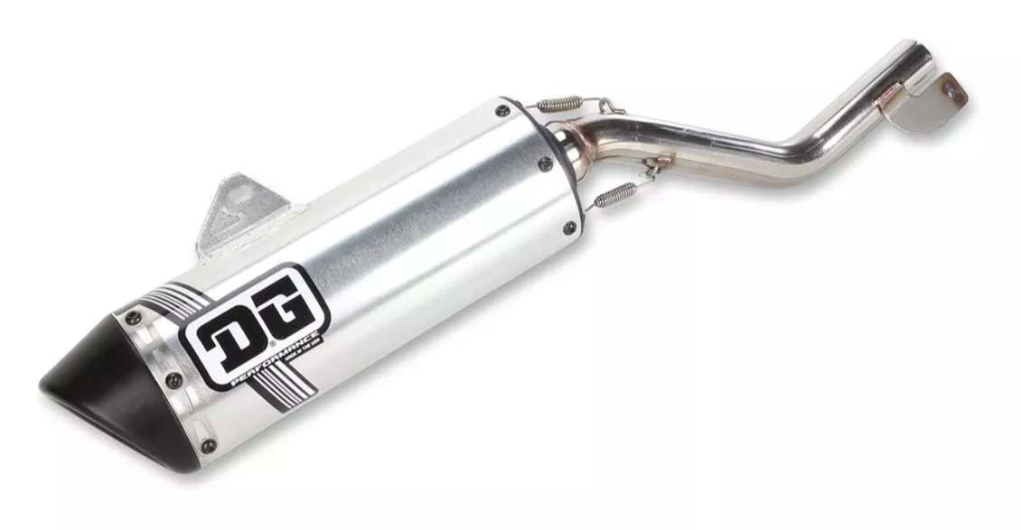 DG Performance V2 Slip-On Exhaust Kawasaki KLR 250 1985-2005