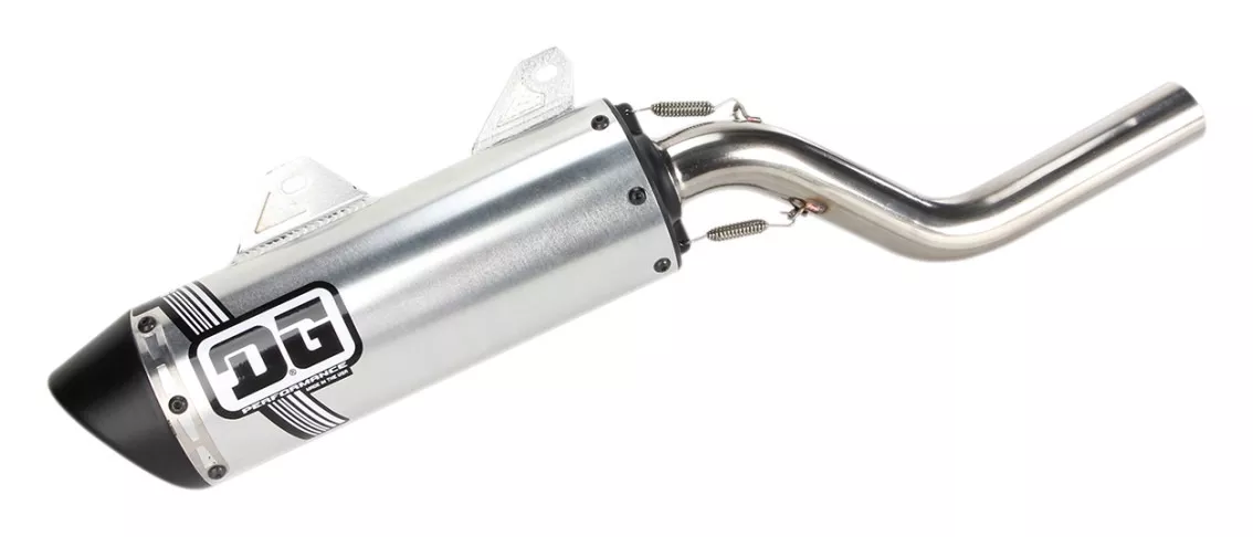 DG Performance V2 Slip-On Exhaust Kawasaki KLR 650 1987-2018