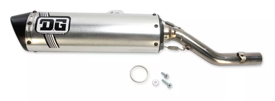 DG Performance V2 Slip-On Exhaust Yamaha XT350 1986-2000
