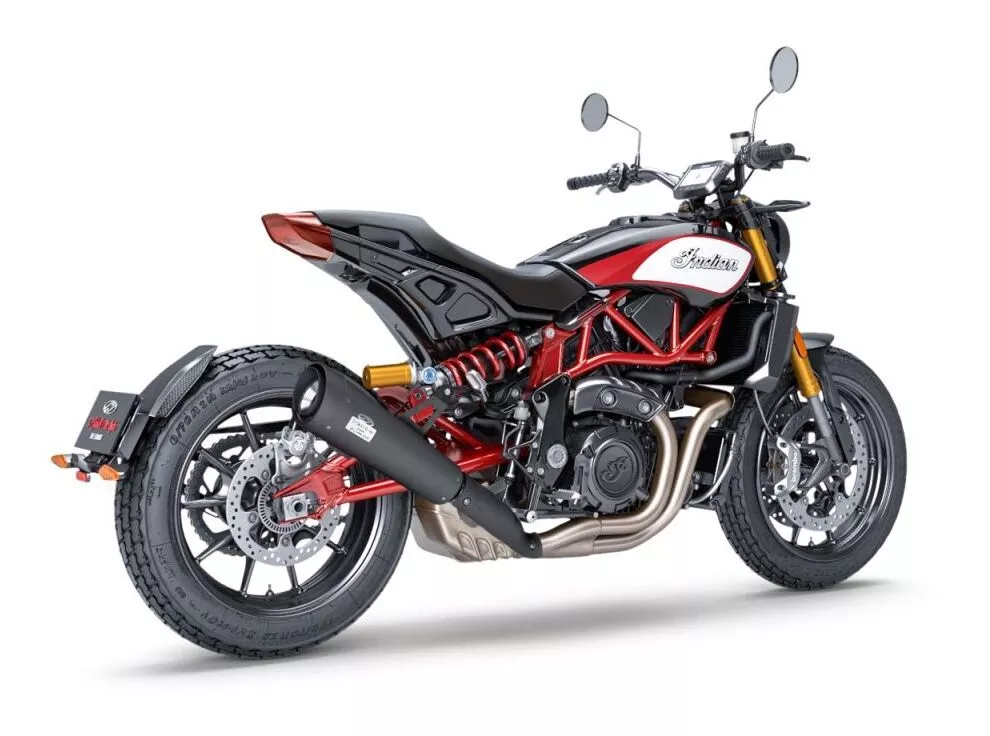 Dr. Jekill & Mr. Hyde Arcade Slashcut Adjustable Slip-On Muffler For Indian FTR 2019-2022
