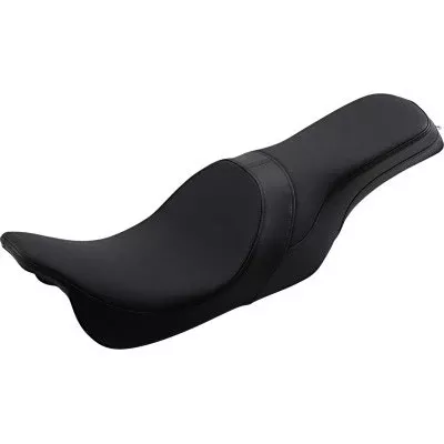 Drag Forward Positioned Predator 2-Up Seat Smooth Vinyl Harley FLH/T 08-Up