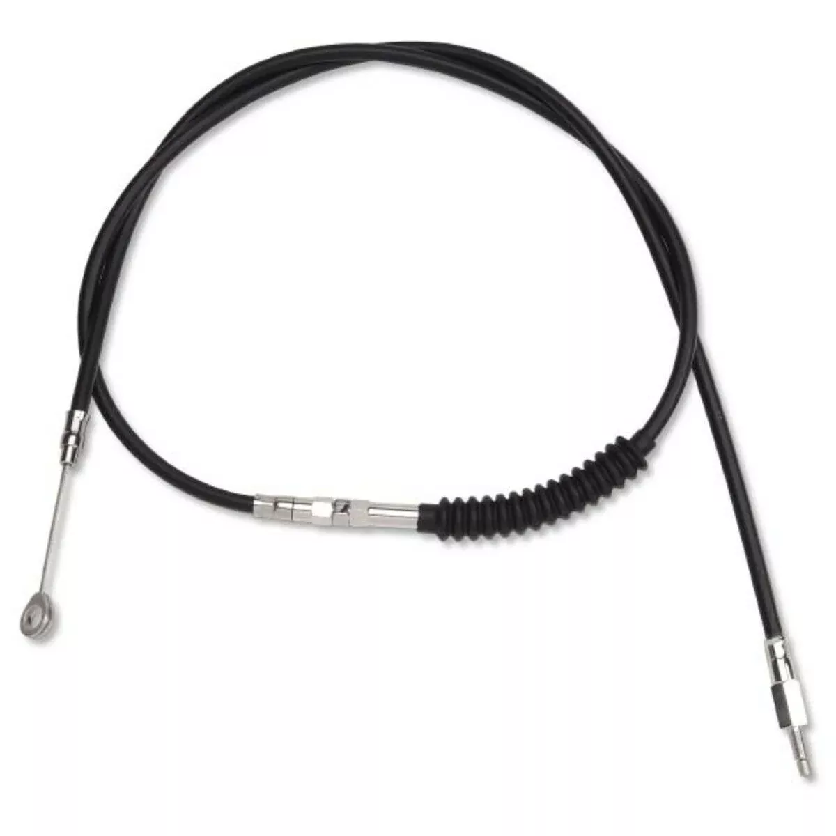 Drag High-Efficiency Black +6″ Vinyl Clutch Cable Harley Sportster Softail Dyna 86-13