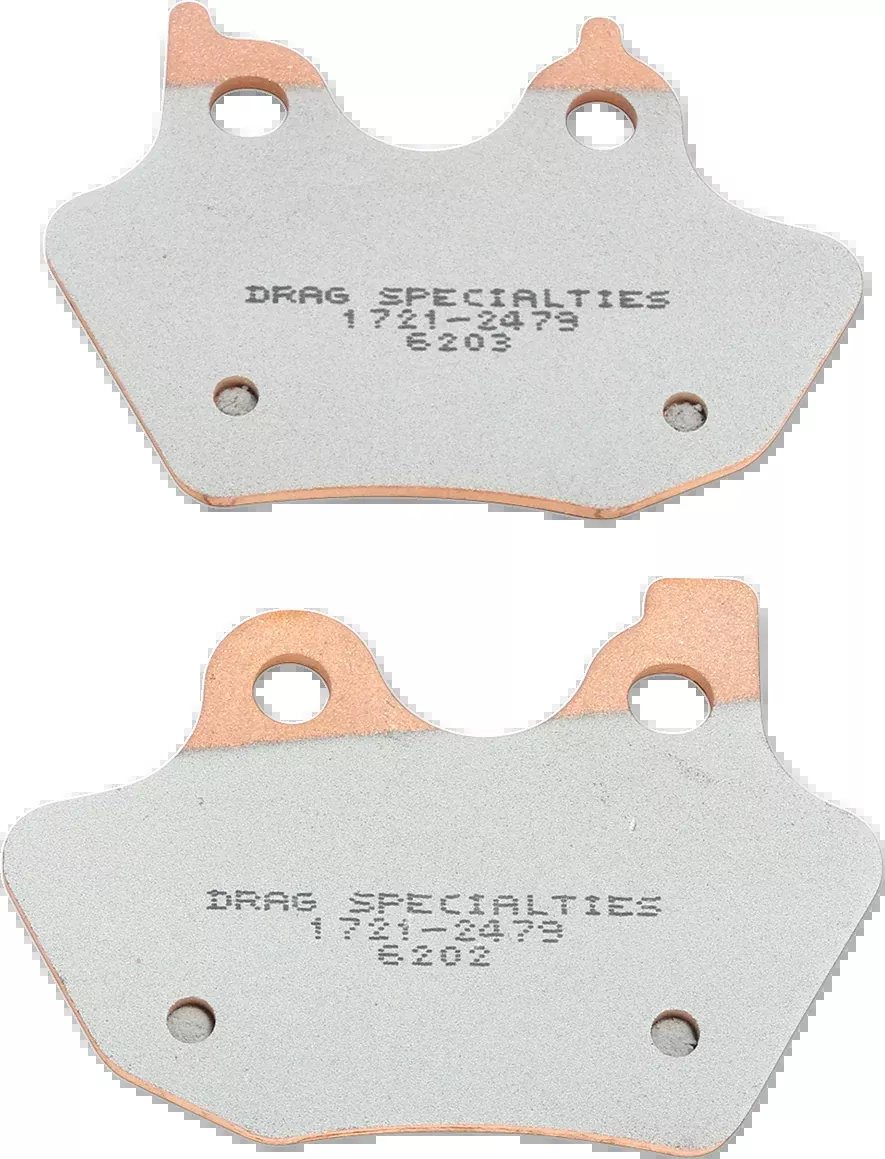 Drag Premium Sintered Metal Front/ Rear Brake Pad Set for 2000-2004 Harley