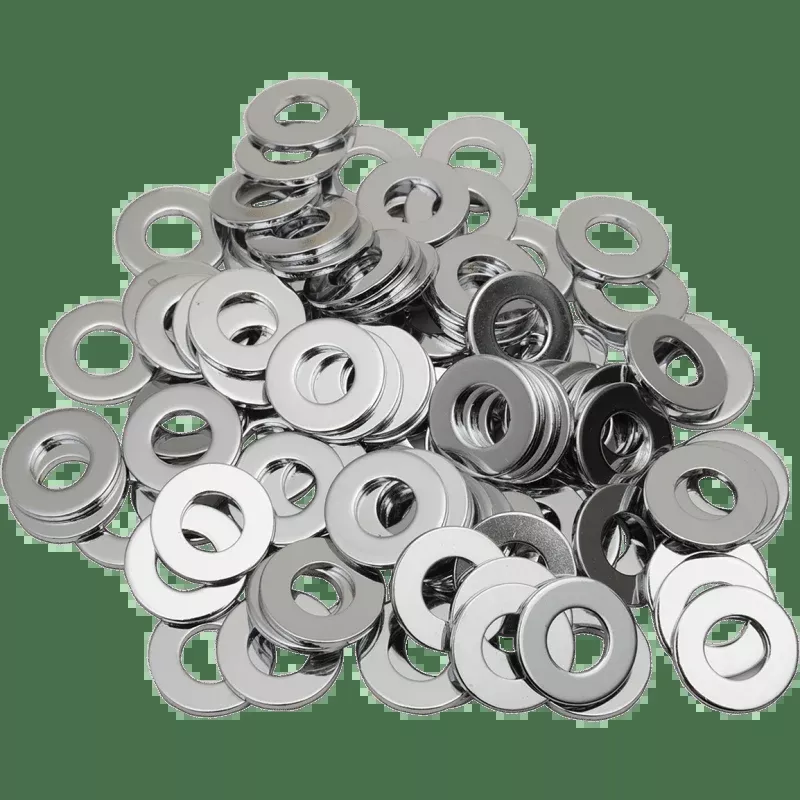 Drag Specialties 1/4″ I.D. Flat Washers 5/8″ O.D. (100 Bag)
