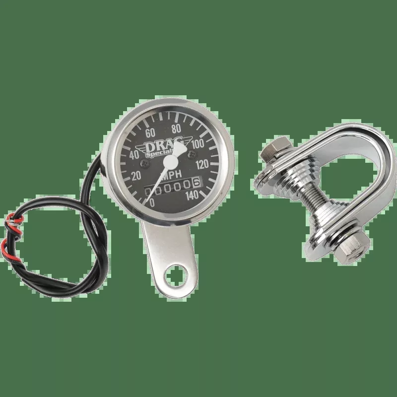 Drag Specialties 1-7/8" Mini Mech Speedo 2:1