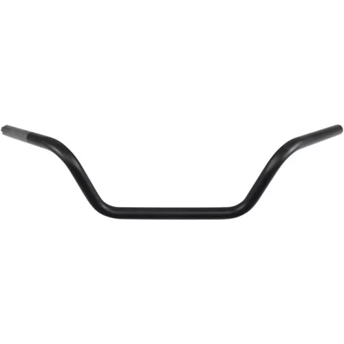 Drag Specialties 1″ Buckhorn Low Handlebars TBW – Flat Black
