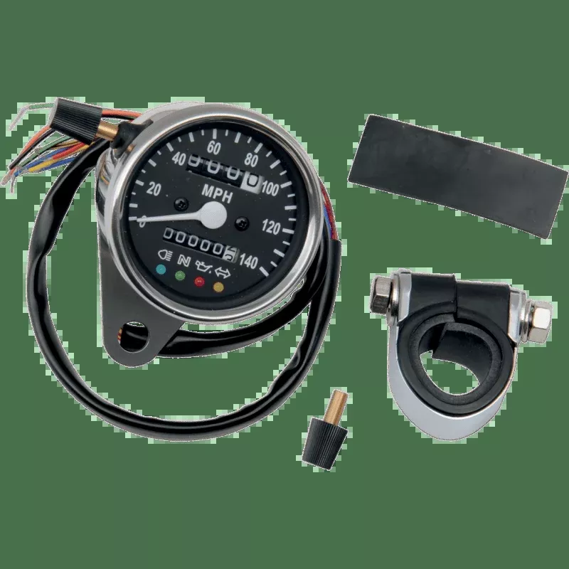 Drag Specialties 2.4″ Mech Speedo 2240:60