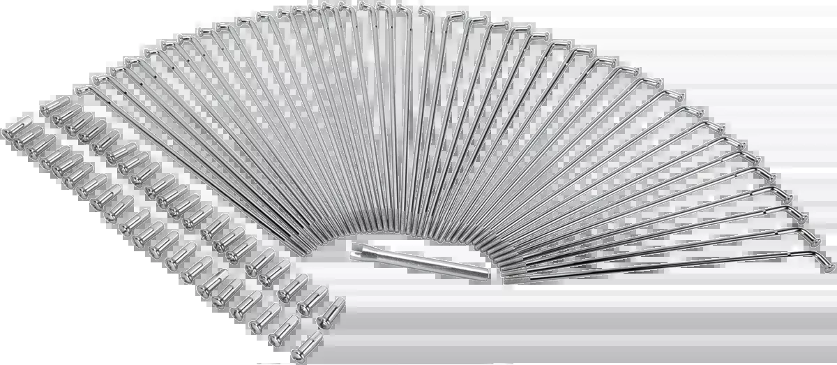 Drag Specialties 21″ Chrome Front Wheel Spoke Set for 1973-2017 Harley Dyna FX