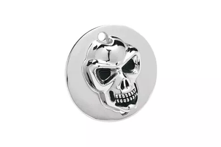 Drag Specialties 3-D Skull Points Cover for ’99-UpTwin Cam