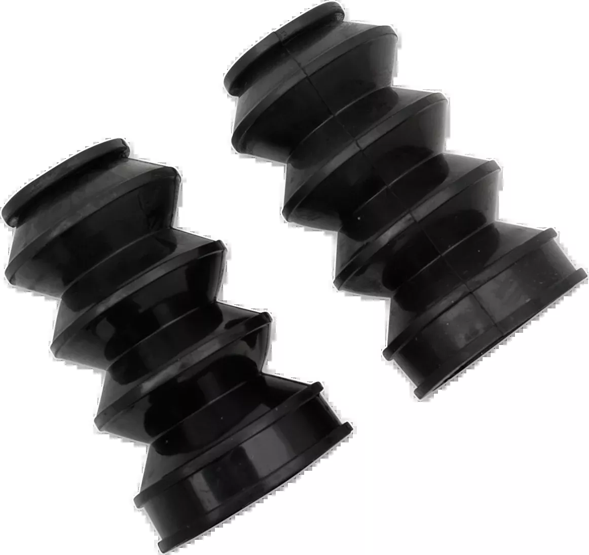 Drag Specialties 39mm Black Rubber 5″ Front Fork Boots for Harley Davidson