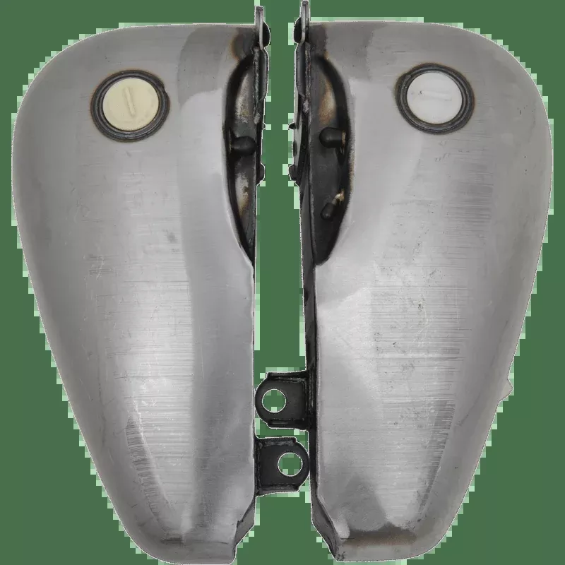 Drag Specialties 6 GAL 84-99FXST Fatbob Tanks SCR/Caps