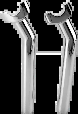 Drag Specialties 8.5″ Chrome Motorcycle Handlebar Pullback Risers fits Harley