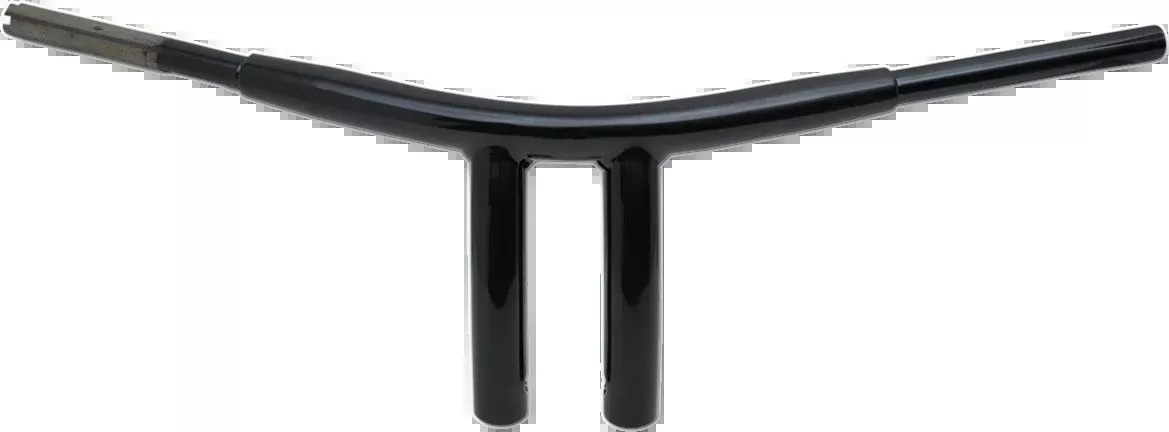 Drag Specialties 8″ Gloss Black Radius T-Bar Handlebars for Harley Davidson