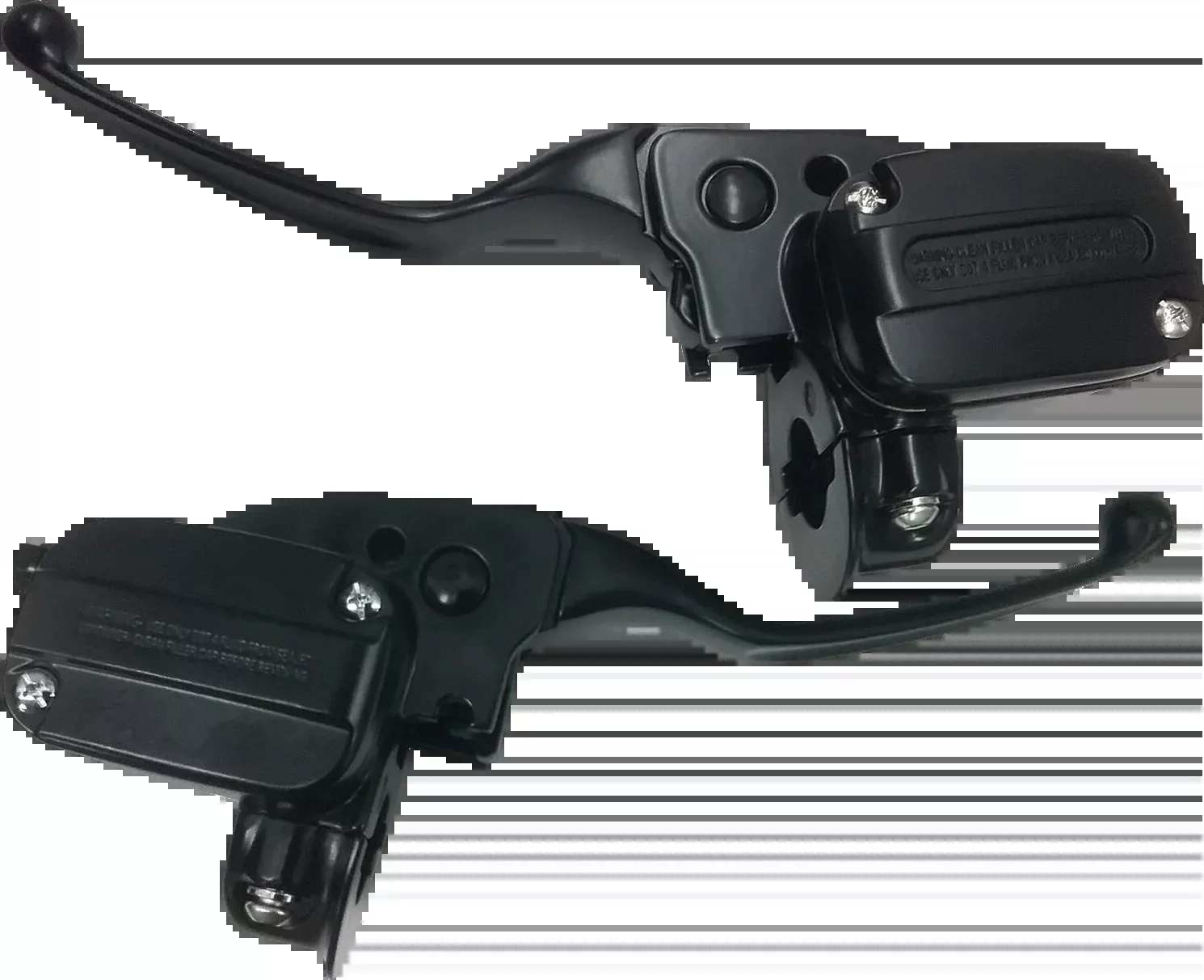 Drag Specialties Black Brake & Clutch Lever Assembly 2017-2020 Harley Touring